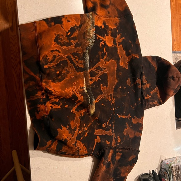 Taylor Swift Orange and Black Hoodie